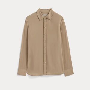 Everlane washable silk button up